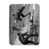 ヴィンテージベースボールバイトゥーレ・デ・タルストラップ， 1885 マグネット (縦)