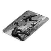 ヴィンテージベースボールバイトゥーレ・デ・タルストラップ， 1885 マグネット (左側)