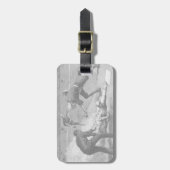 ヴィンテージベースボールバイトゥーレ・デ・タルストラップ, 1885 ラゲッジタグ (正面縦)