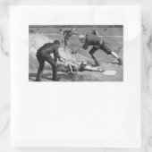 ヴィンテージベースボールバイトゥーレ・デ・タルストラップ, 1885 長方形シール (バッグ)