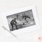 ヴィンテージベースボールバイトゥーレ・デ・タルストラップ, 1885 長方形シール (封筒)