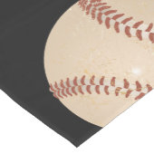 ヴィンテージベースボール、カスタムメッセージ ミディアムテーブルランナー (コーナー)