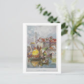 ヴィンテージベ絵画ニスのはがき ポストカード (スタンド正面)