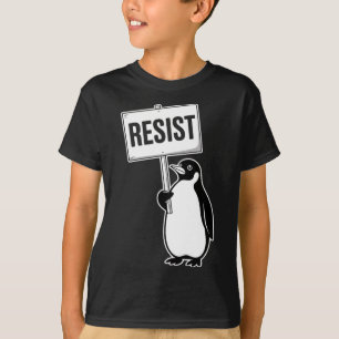 ヴィンテージペおもしろいンギンのレジスクールト Tシャツ