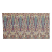 ヴィンテージペイズリーエレファントパープルボホシックカシミール 枕カバー (裏面-右)