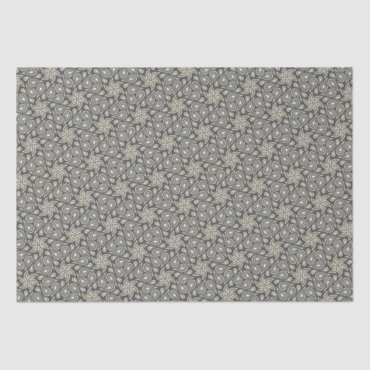 ヴィンテージペイズリーパターンフローラエレガントヴィンテージ 薄葉紙 (正面)