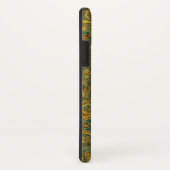 ヴィンテージペイズリーパターンブラウン7緑トーン Case-Mate iPhoneケース (裏面/右)