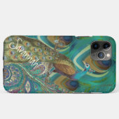 ヴィンテージペイズリーピーコックフェザーiPhone 5 Case-Mate iPhoneケース (裏面(横))