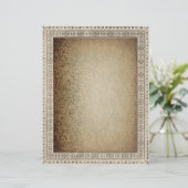 ヴィンテージペイズリー紙レターヘッド (スタンド正面)