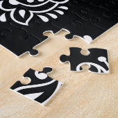 ヴィンテージペイズリー、シームレスパエレガントターン。 ジグソーパズル (側面)