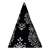 ヴィンテージペイズリー、シームレスパエレガントターン。 パーティーハット (右)