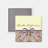 ヴィンテージペイズリー マグネット (正面/裏面)