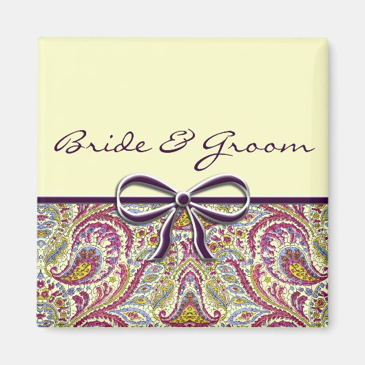 ヴィンテージペイズリー マグネット (正面)