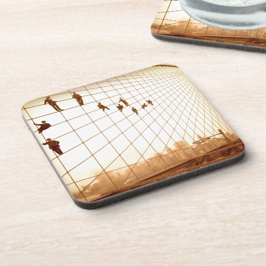 ヴィンテージペインターズブルックリンブリッジ コースター (左側)