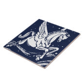 ヴィンテージペガサス翼の馬 タイル (側面)