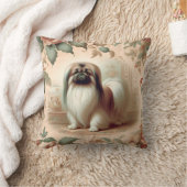 ヴィンテージペキン装飾用クッション クッション (ブランケット)