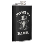 ヴィンテージペスト医師のダークユーモア フラスク (右)