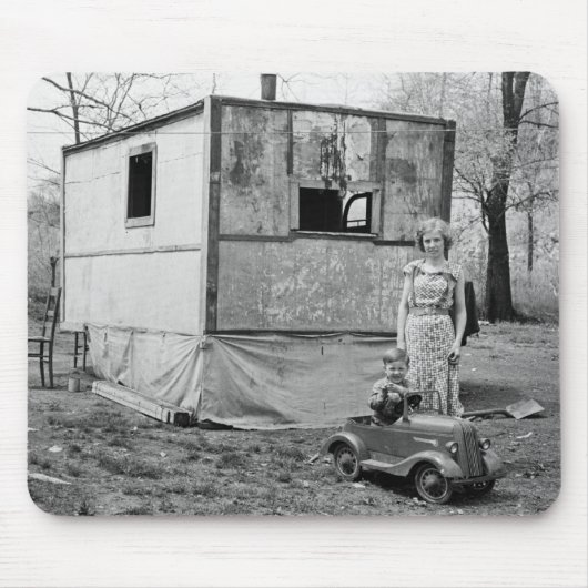 ヴィンテージペタル素晴らしカー1930年代 マウスパッド (正面)