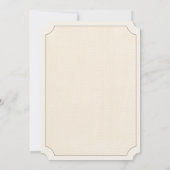 ヴィンテージペダルカーシャワー招待状ブルー&トープ 招待状 (裏面)