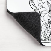 ヴィンテージペチュニア マウスパッド (コーナー)