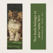 ヴィンテージペットかわいいストライプのタビーキャット (正面&裏面)