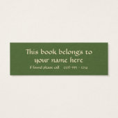 ヴィンテージペットかわいいストライプのタビーキャット (裏面)