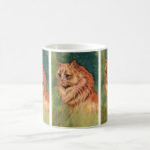 ヴィンテージペット長毛橙猫 コーヒーマグカップ (中央)