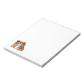 ヴィンテージペット、ワンちゃん愛ワンちゃん弓 ノートパッド (回転)