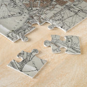 ヴィンテージペテルブルクの地図（1893年） ジグソーパズル (側面)