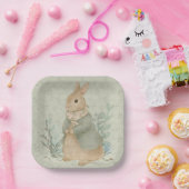 ヴィンテージペテロ花紙プレート ペーパープレート (パーティー)