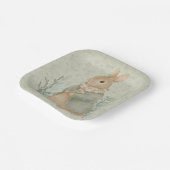 ヴィンテージペテロ花紙プレート ペーパープレート (傾斜あり)