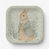 ヴィンテージペテロ花紙プレート ペーパープレート (正面)