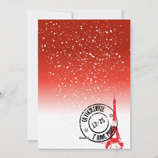 ヴィンテージペニーのファージングのクリスマスカード シーズンカード (裏面)