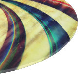 ヴィンテージペパーミントキャンディストライプのカーニバルテント カッティングボード (角)