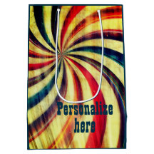 ヴィンテージペパーミントキャンディストライプのスワールカーニバル