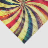 ヴィンテージペパーミントストライプのキャンディは赤い青色を渦巻く 薄葉紙 (詳細)