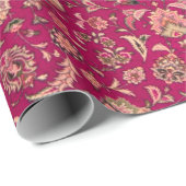ヴィンテージペルシアフローラじゅうたん模様 ラッピングペーパー (ロールコーナー)