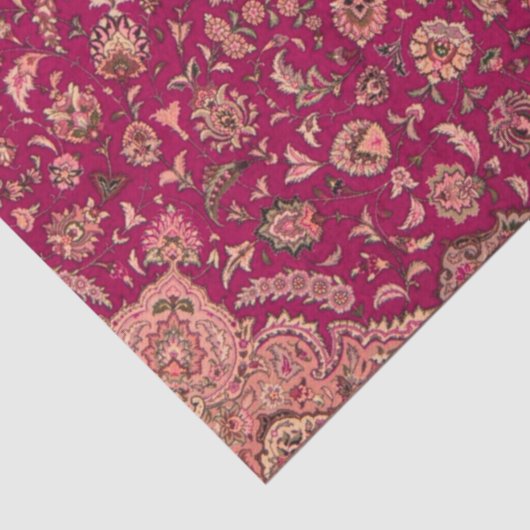 ヴィンテージペルシアフローラじゅうたん模様 薄葉紙 (詳細)