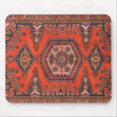 ヴィンテージペルシアレトロアンティークオリエンタルカーペット マウスパッド (正面)