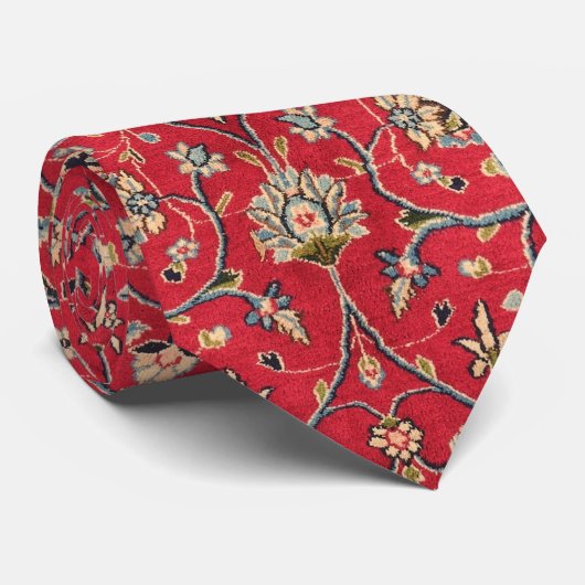 ヴィンテージペルシャじゅうたん模様 ネクタイ (ロール)