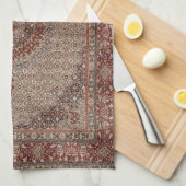 ヴィンテージペルシャトルコ東洋の絨毯カーペット キッチンタオル (四つ折り)