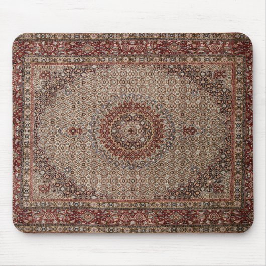 ヴィンテージペルシャトルコ東洋の絨毯カーペット マウスパッド (正面)