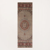 ヴィンテージペルシャトルコ東洋の絨毯カーペット ヨガマット (裏面)