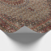 ヴィンテージペルシャトルコ東洋の絨毯カーペット ラッピングペーパー (角)