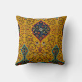 ヴィンテージペルシャフローラ芸術 クッション (裏面)