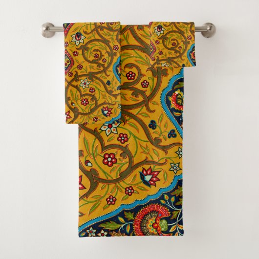 ヴィンテージペルシャフローラ芸術 バスタオルセット (インサイチュ)