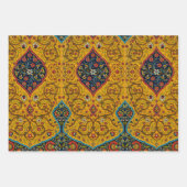 ヴィンテージペルシャフローラ芸術 ラッピングペーパーシート (正面3)