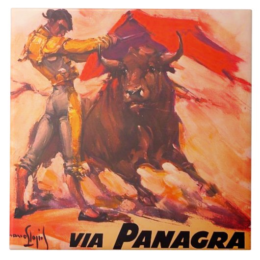 ヴィンテージペルーセラミックタイル タイル (正面)