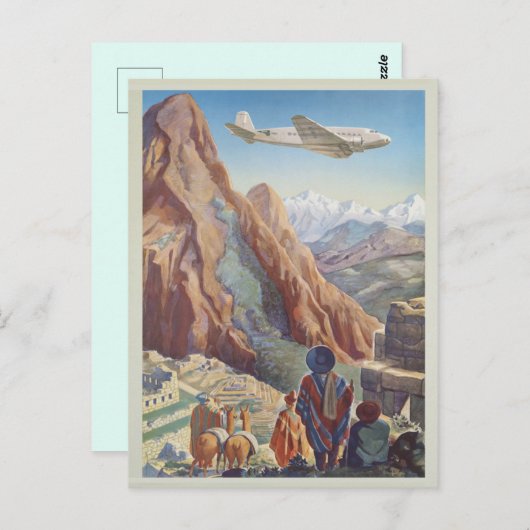 ヴィンテージペルー/南米はがき ポストカード (正面/裏面)