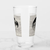 ヴィンテージペレグリン《鳥》ハヤブサイラストレーション タンブラーグラス (左)